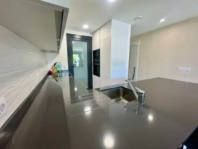 Kitchen of Flat for sale in Sant Llorenç des Cardassar  with Air Conditioner, Terrace and Furnished
