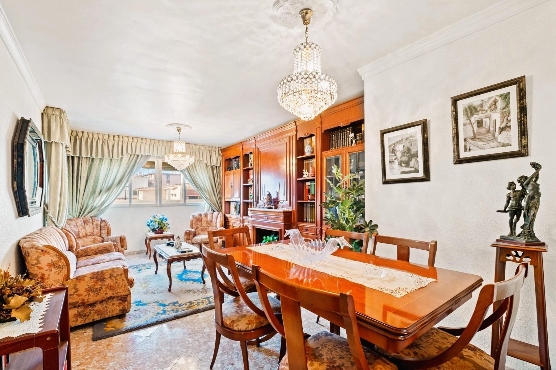 Dining room of Flat for sale in Málaga Capital  with Air Conditioner, Heating and Terrace