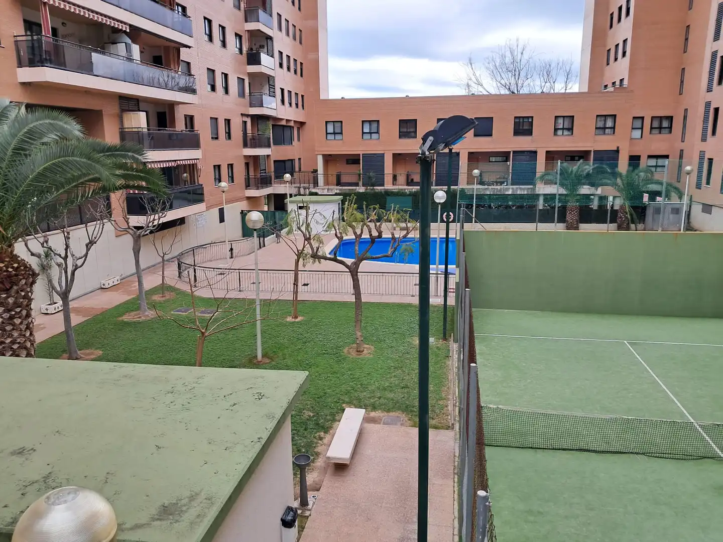 Swimming pool of Attic for sale in Gandia  with Air Conditioner, Parquet flooring and Terrace