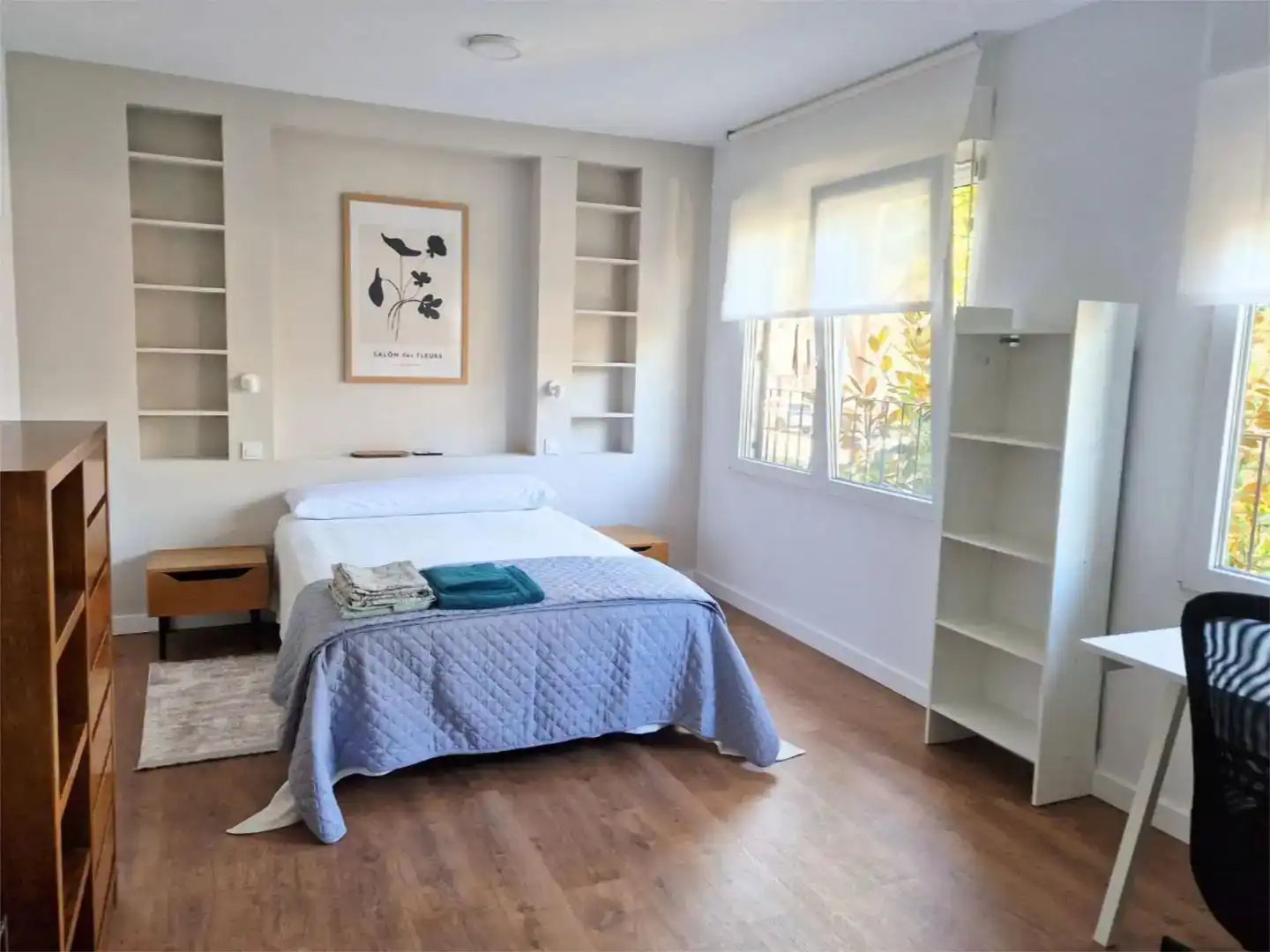 Habitación de Casa o chalet para compartir en Madrid con Aire acondicionado, Jardín privado y Parquet