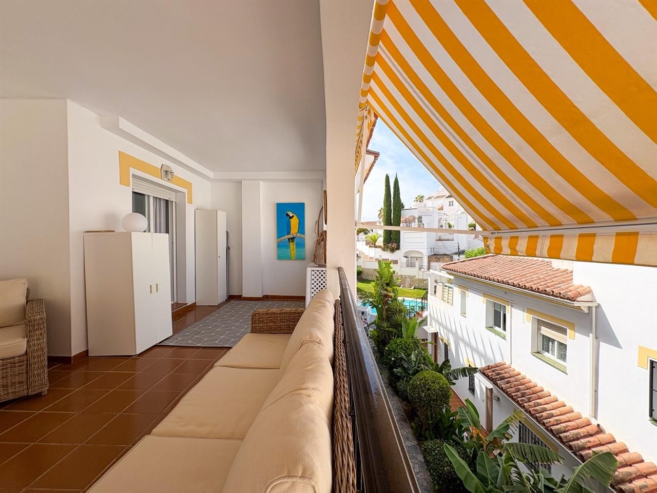 Bedroom of Apartment for sale in Nerja  with Air Conditioner, Terrace and Swimming Pool