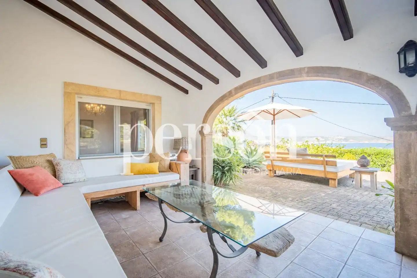 Terrace of Houses for sale in Jávea / Xàbia  with Air Conditioner, Heating and Private garden