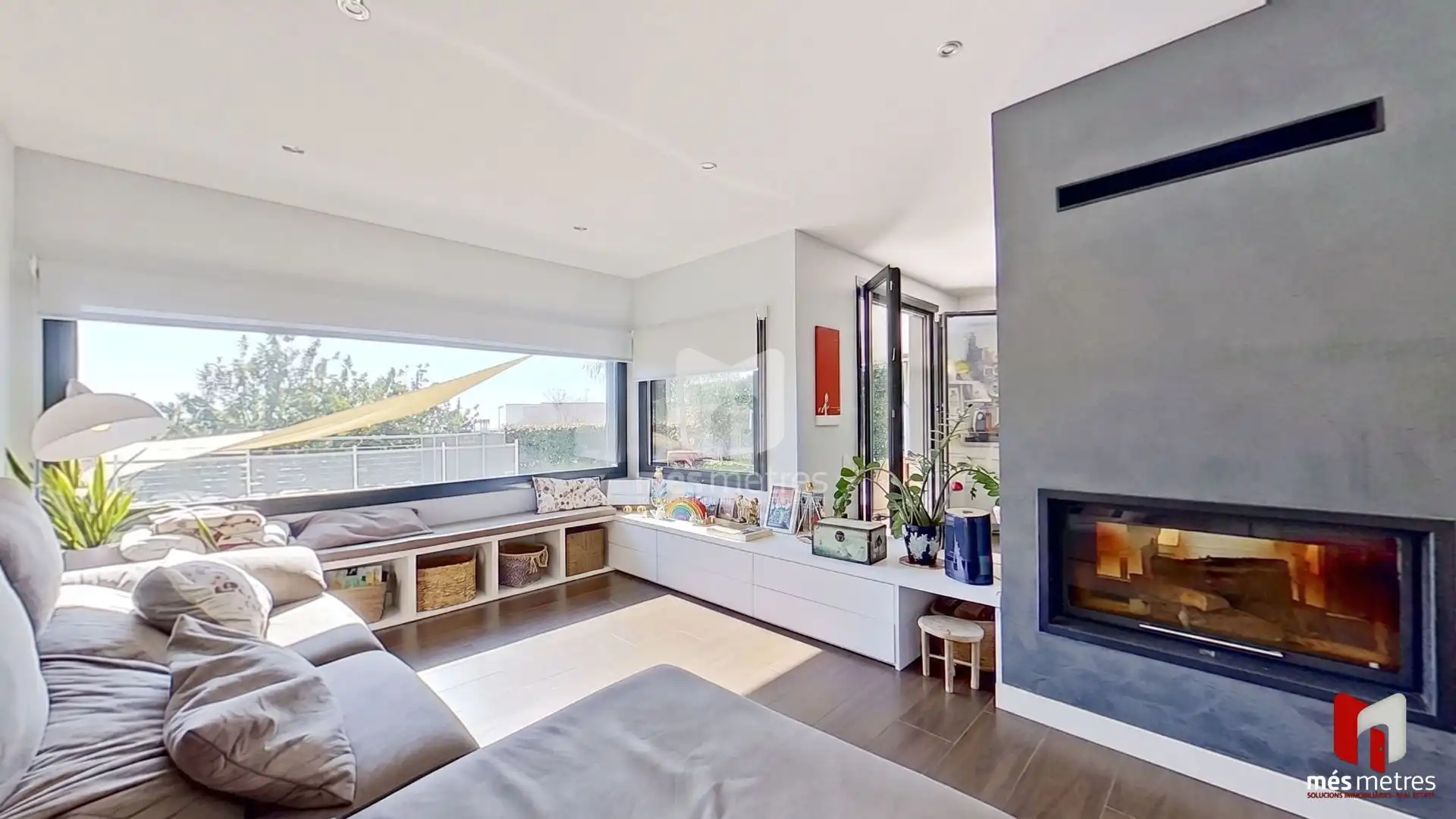 Sala de estar de Casa o chalet en venta en Teià con Aire acondicionado, Calefacción y Jardín privado