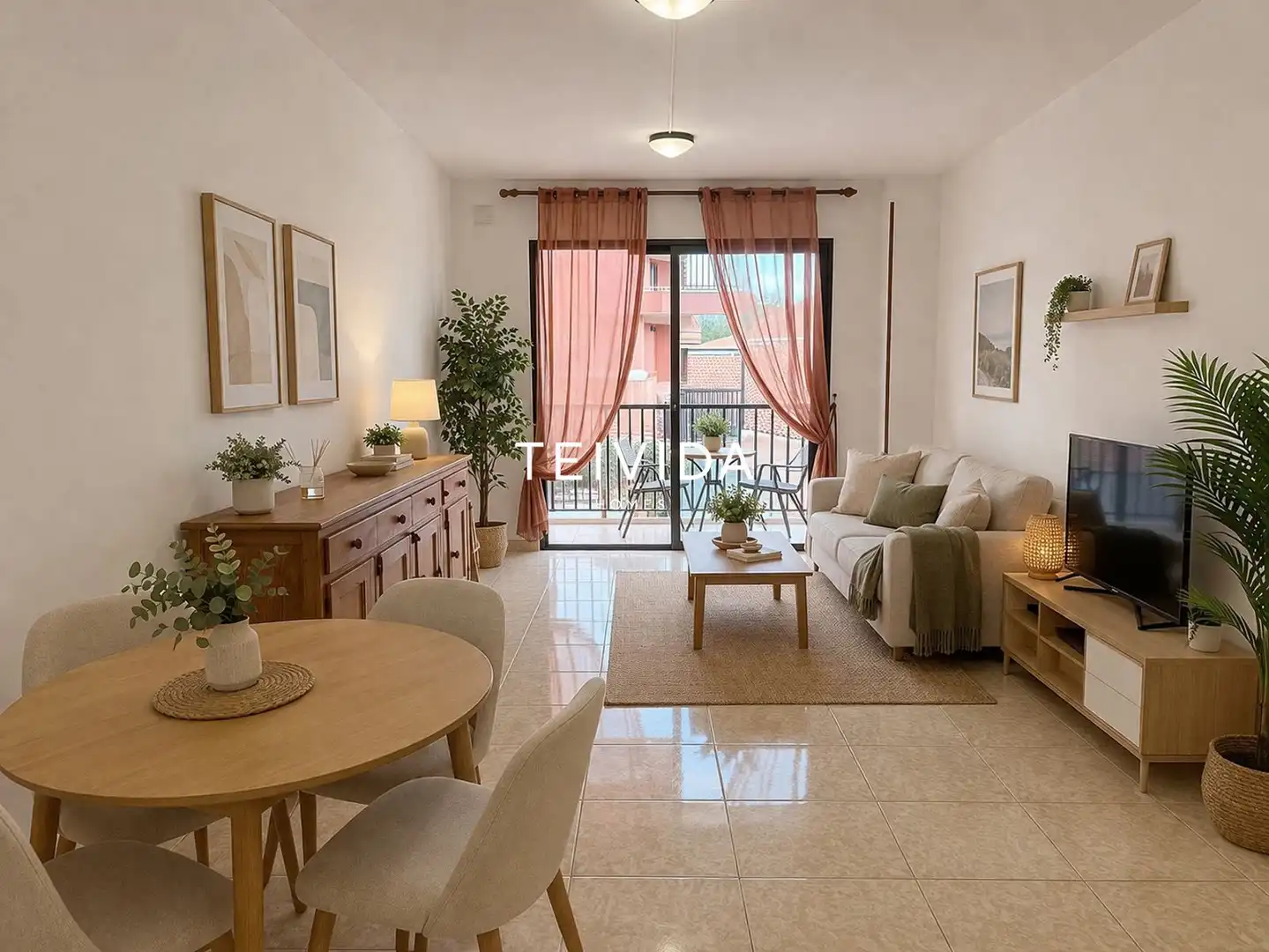 Sala de estar de Piso en venta en Arona