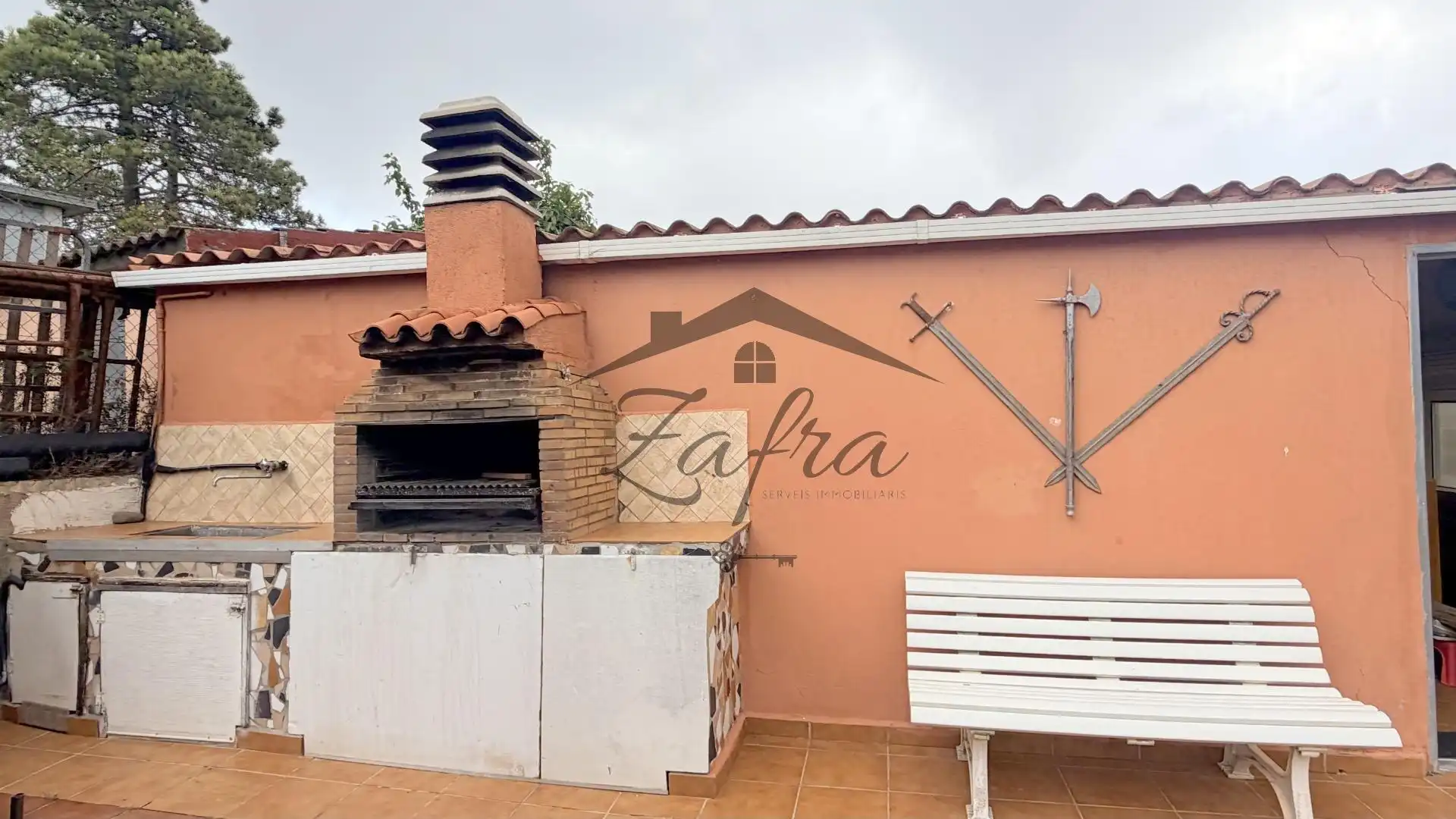 Terrassa de Casa o xalet en venda en Llagostera amb Calefacció i Jardí privat