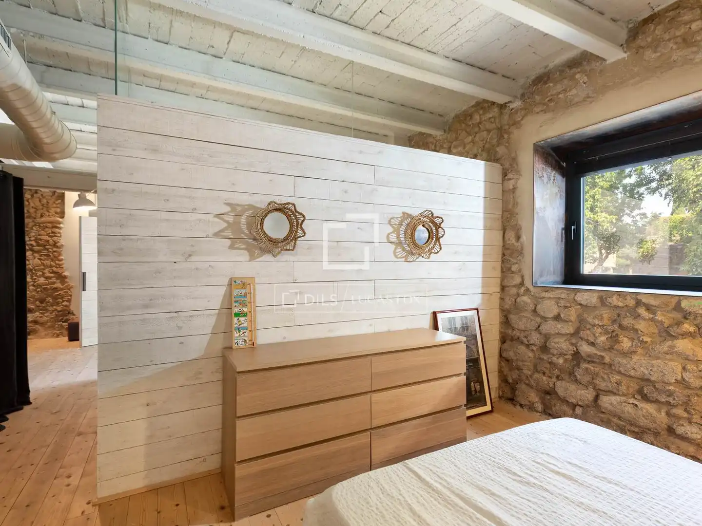 Habitación de Finca rústica en venta en Bàscara con Aire acondicionado y Terraza