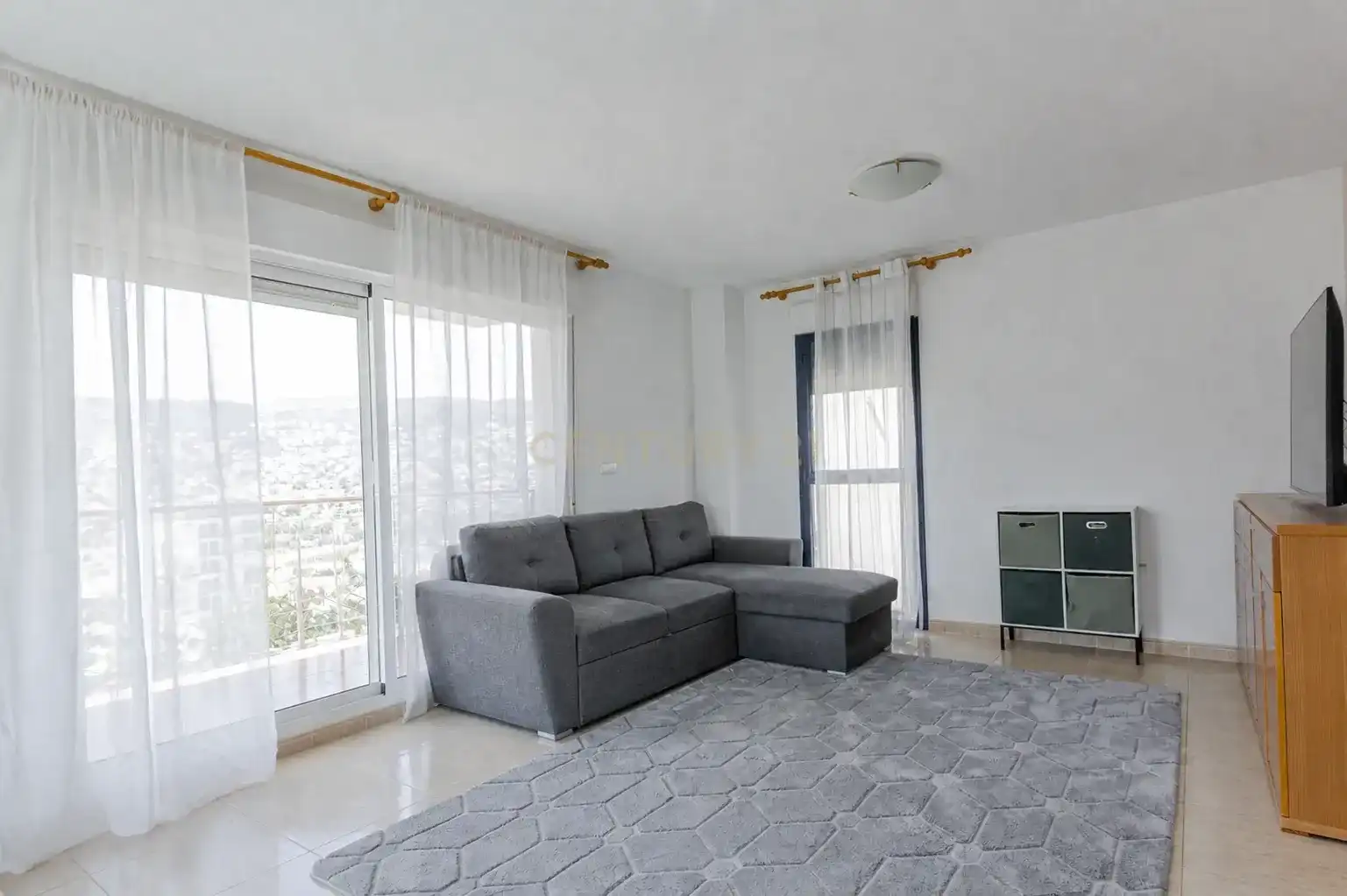 Sala de estar de Apartamento en venta en Calpe / Calp con Aire acondicionado, Piscina y Lavadora