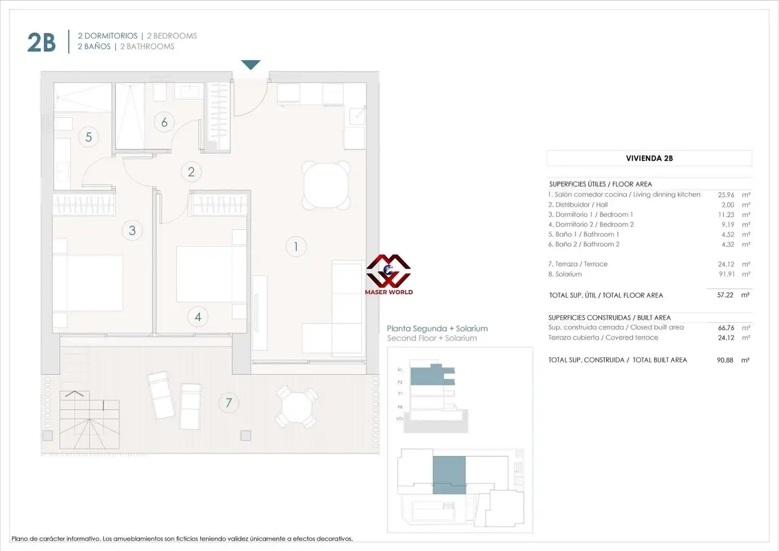 Attique avec piscine à vendre à Benijófar, imagen 7