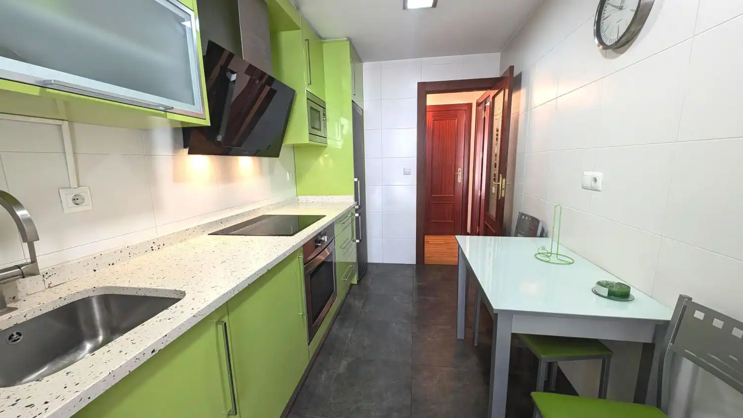 Kitchen of Flat for rent in Piélagos  with Heating, Terrace and Furnished