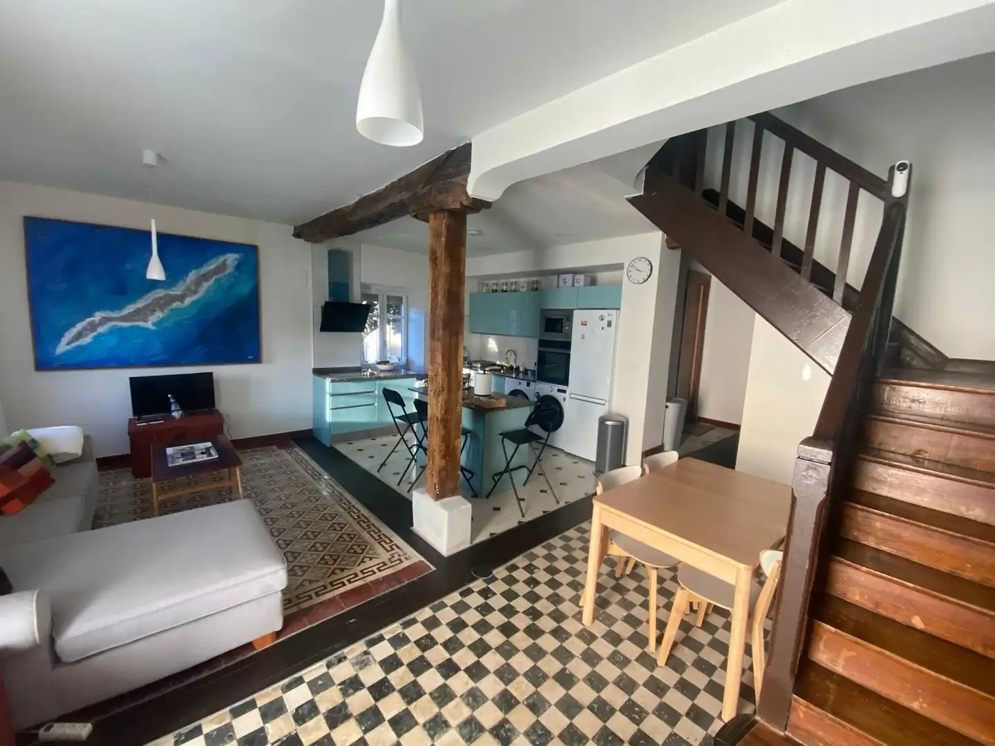 Living room of Detached homes for sale in Hazas de Cesto  with Heating, Private garden and Terrace