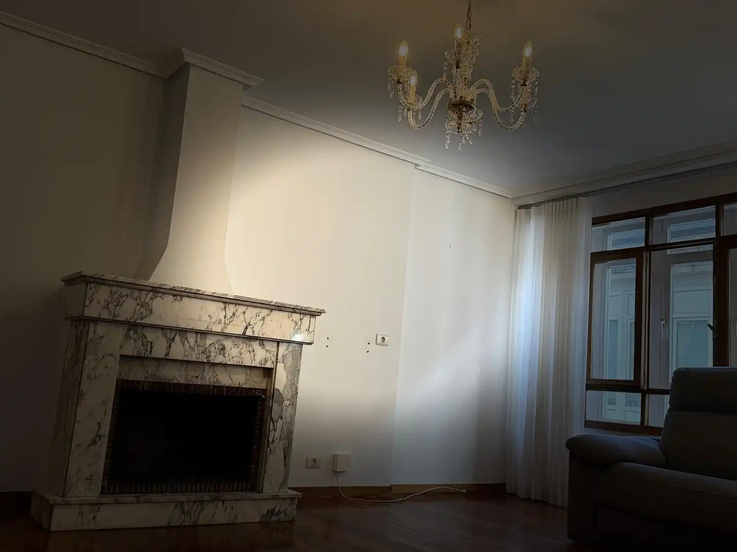 Sala de estar de Piso de alquiler en Lugo Capital con Calefacción, Parquet y Trastero