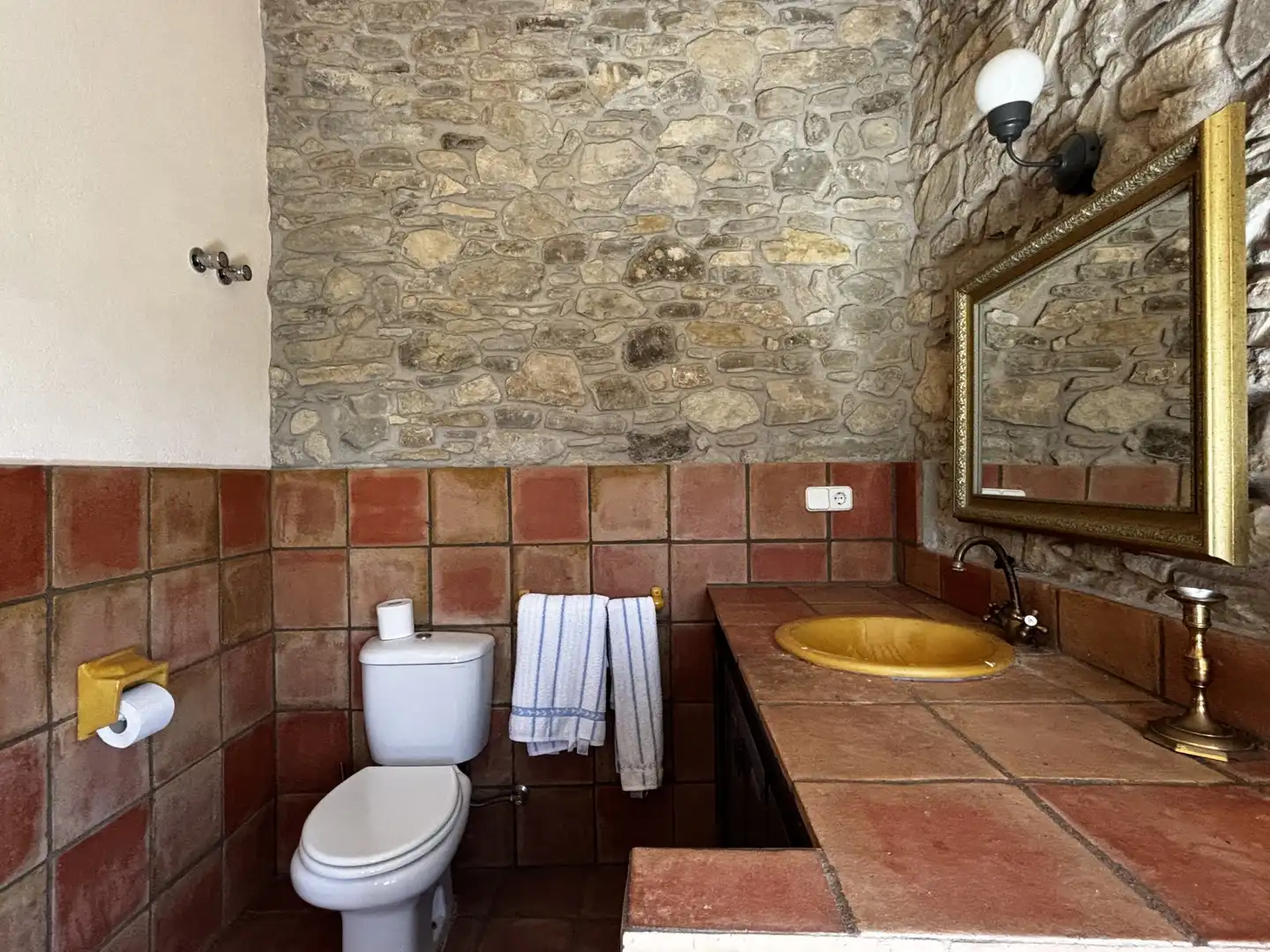 Bathroom of Country homes for sale in Sant Aniol de Finestres  with Terrace and Swimming Pool