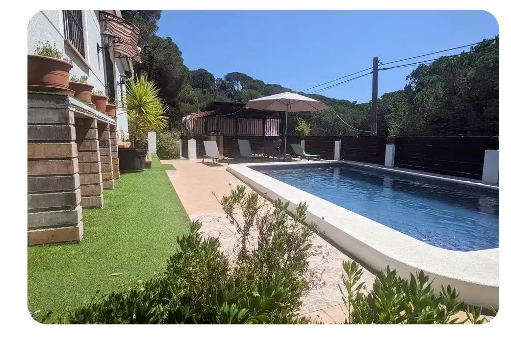Piscina de Casa o xalet en venda en Vidreres amb Aire condicionat, Jardí privat i Terrassa