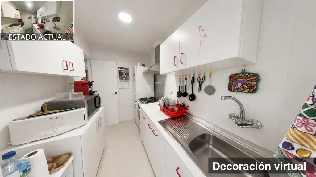 Cuina de Pis en venda en Alicante / Alacant amb Aire condicionat, Calefacció i Moblat