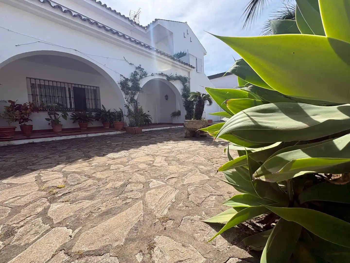 Garden of Houses for sale in Algeciras  with Air Conditioner, Private garden and Terrace