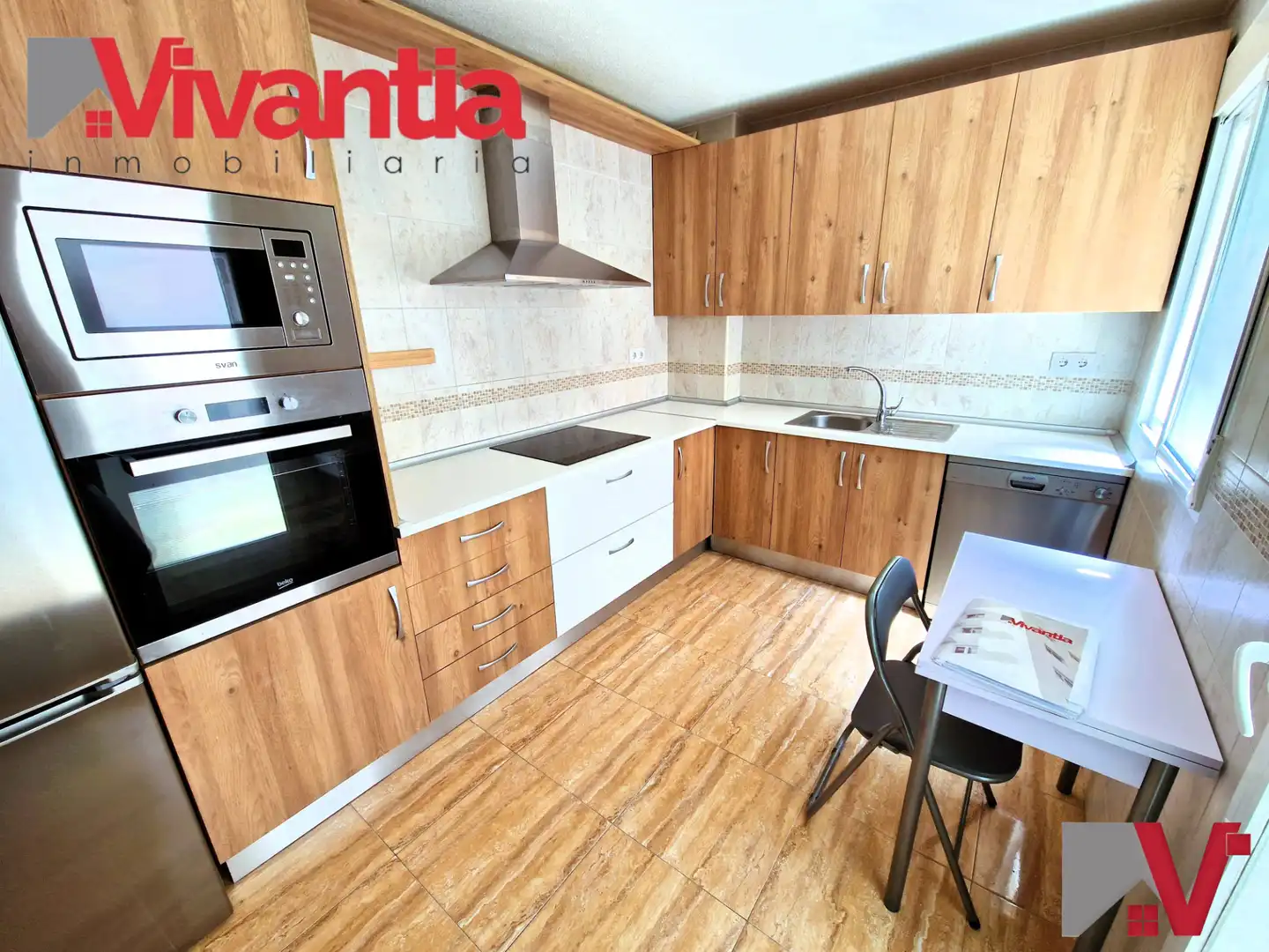 Kitchen of Flat for sale in Lorca  with Air Conditioner, Heating and Terrace