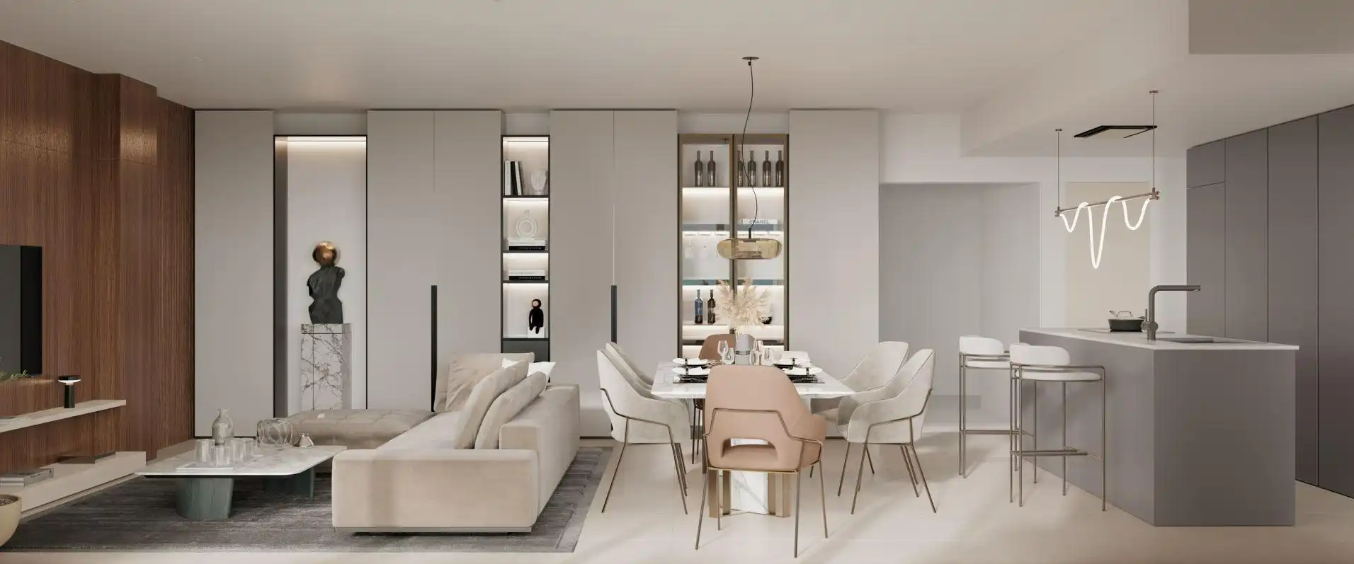 Wohnzimmer von Wohnungen zum Verkauf in Marbella mit Terrasse, Abstellraum und Whirlpool