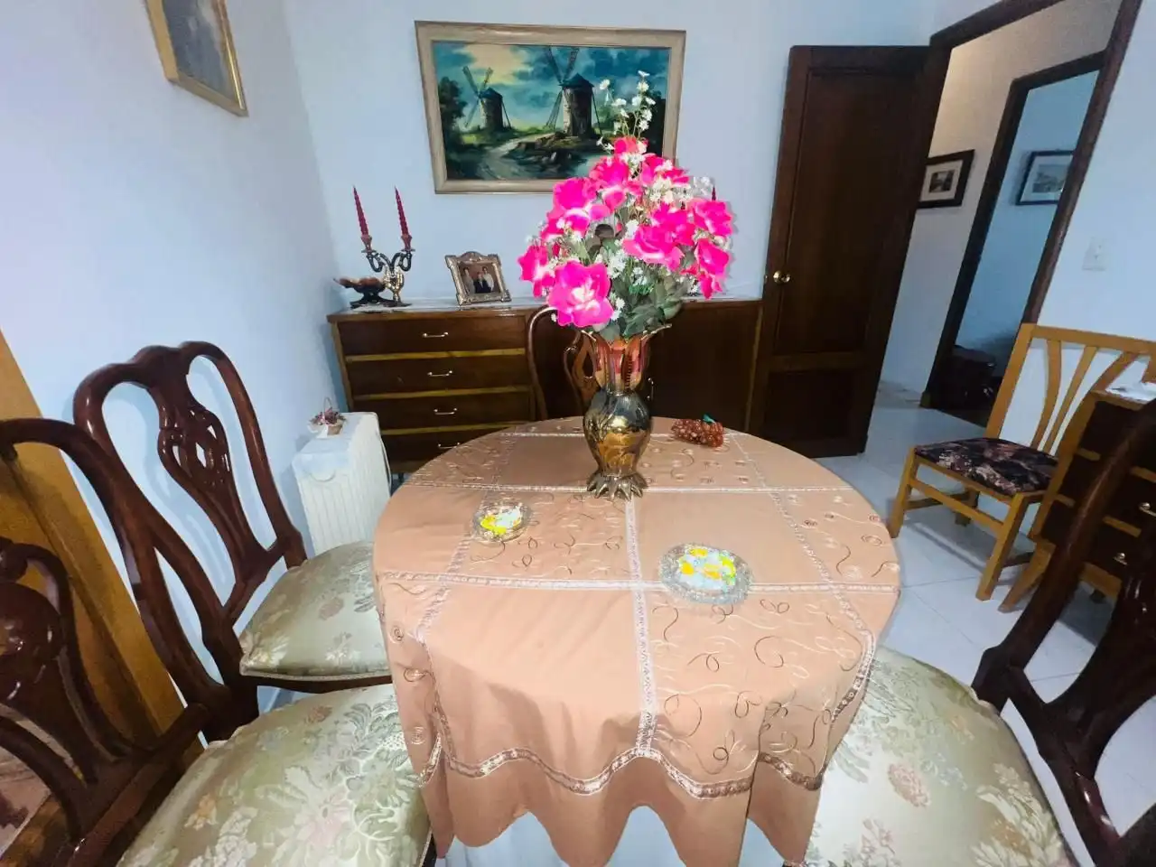 Dining room of Houses for sale in Ourense Capital   with Heating, Terrace and Furnished