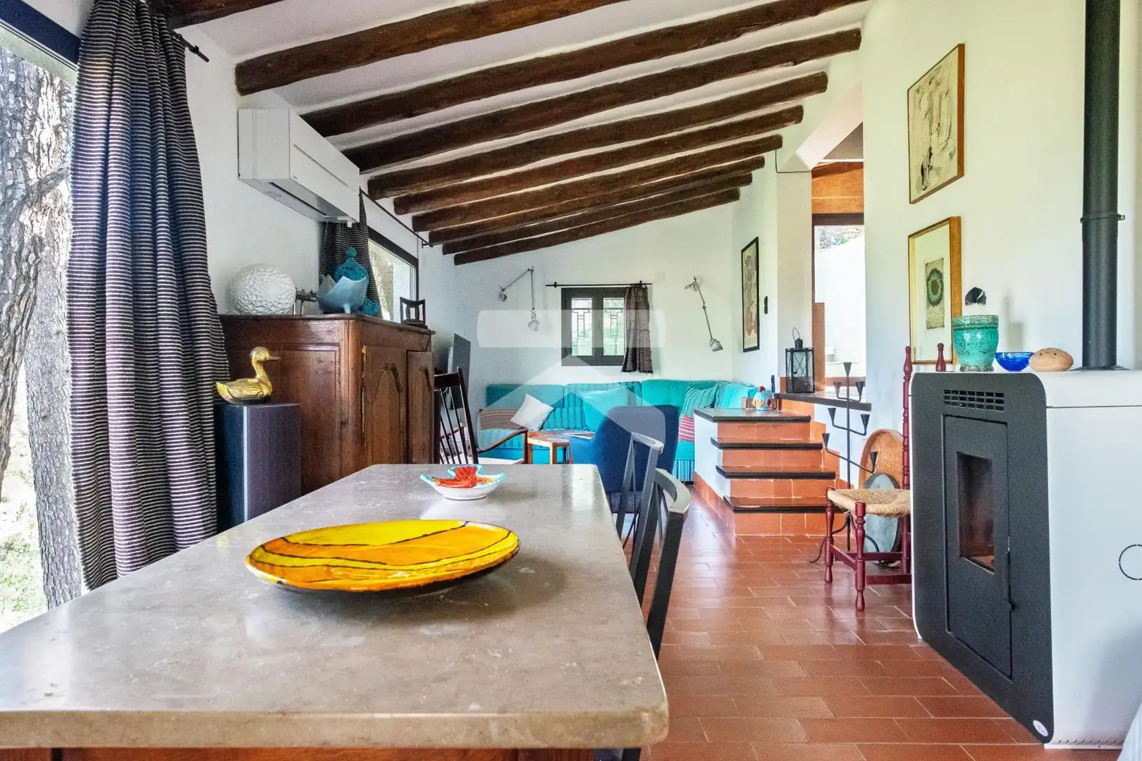 Dining room of Houses for sale in Pratdip  with Air Conditioner, Heating and Private garden