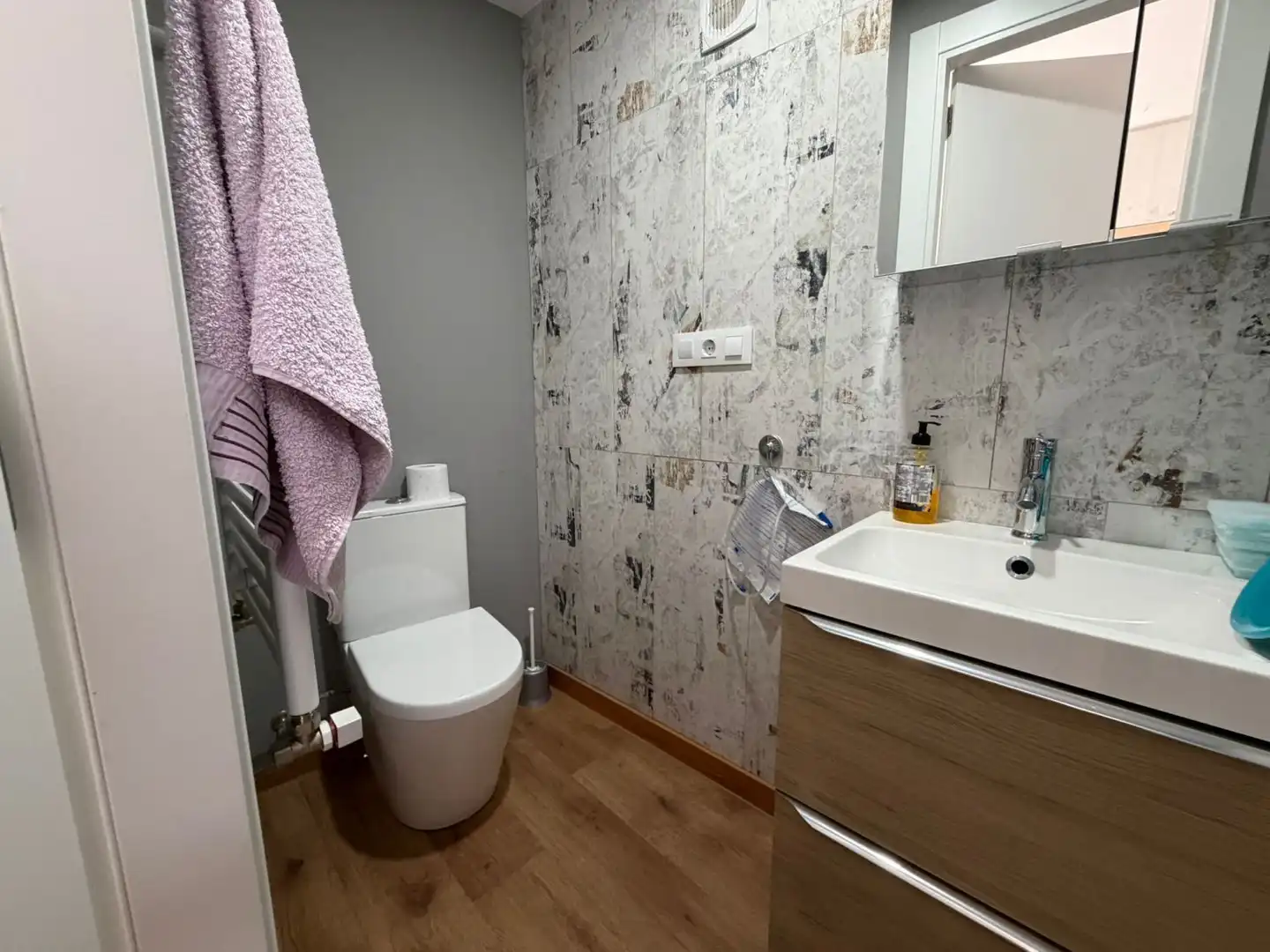 Baño de Casa o chalet de alquiler en A Laracha   con Calefacción, Terraza y Trastero
