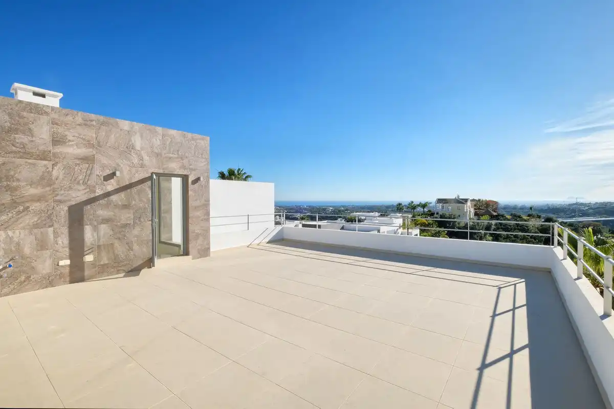 Terraza de Casa o chalet en venta en Benahavís con Jardín privado