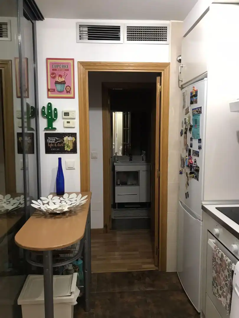 Cocina de Apartamento en venta en Zaragoza con Aire acondicionado, Calefacción y Horno