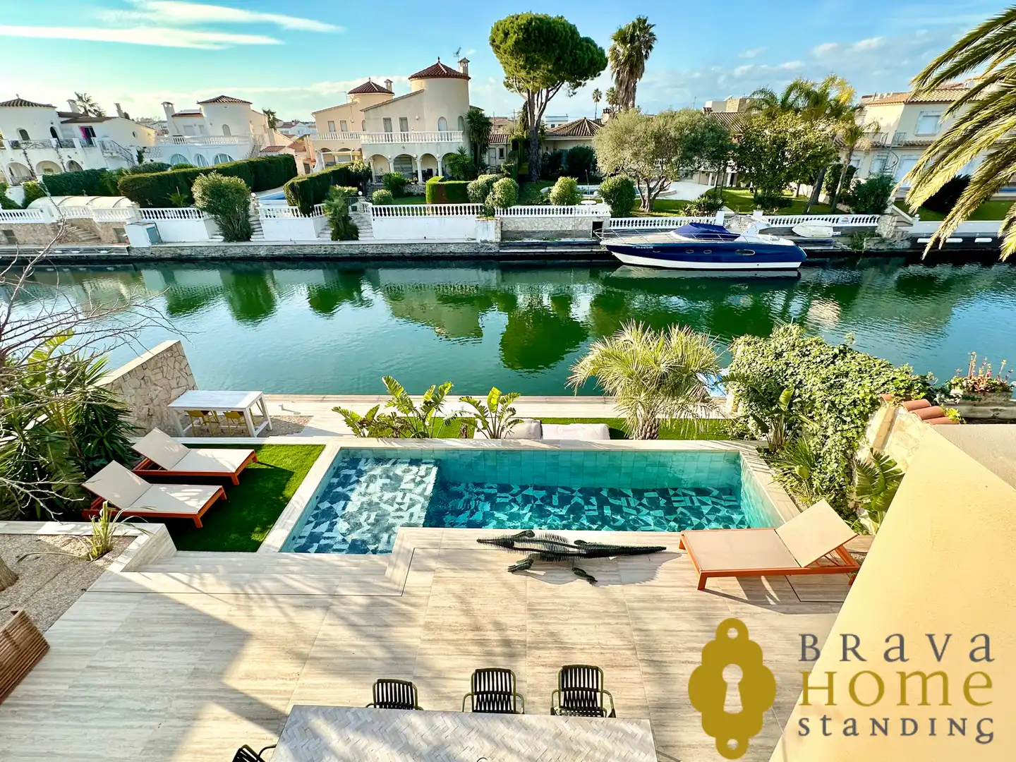 Terraza de Casa o chalet en venta en Empuriabrava con Aire acondicionado, Jardín privado y Terraza