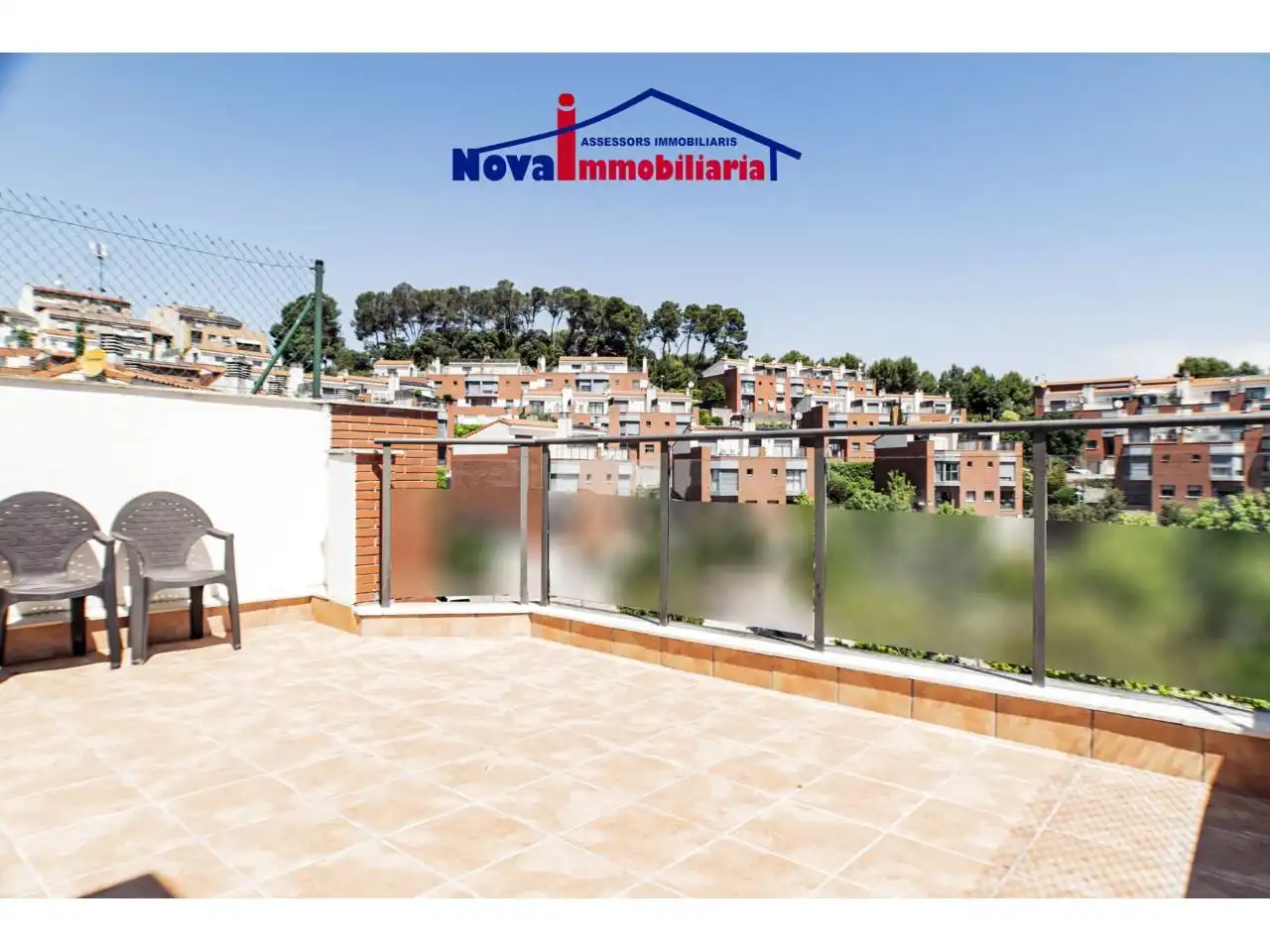 Terrasse von Haus oder Chalet zum Verkauf in Sant Esteve Sesrovires mit Klimaanlage, Heizung und Privatgarten