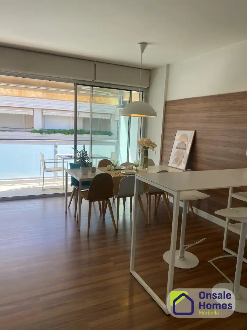Esszimmer von Wohnung zum Verkauf in Marbella mit Klimaanlage, Terrasse und Abstellraum