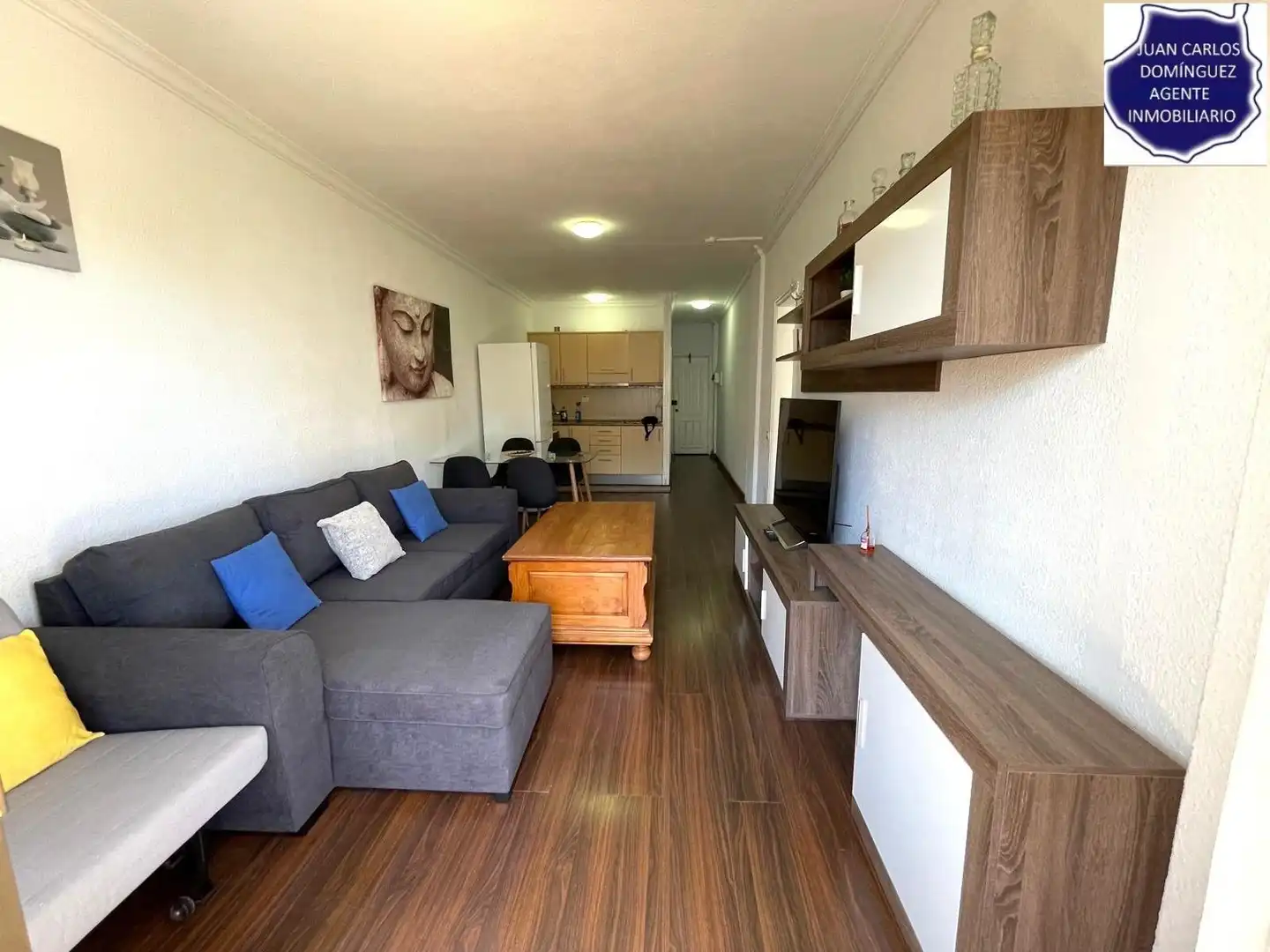 Sala de estar de Apartamento de alquiler en San Bartolomé de Tirajana con Terraza, Amueblado y Piscina comunitaria