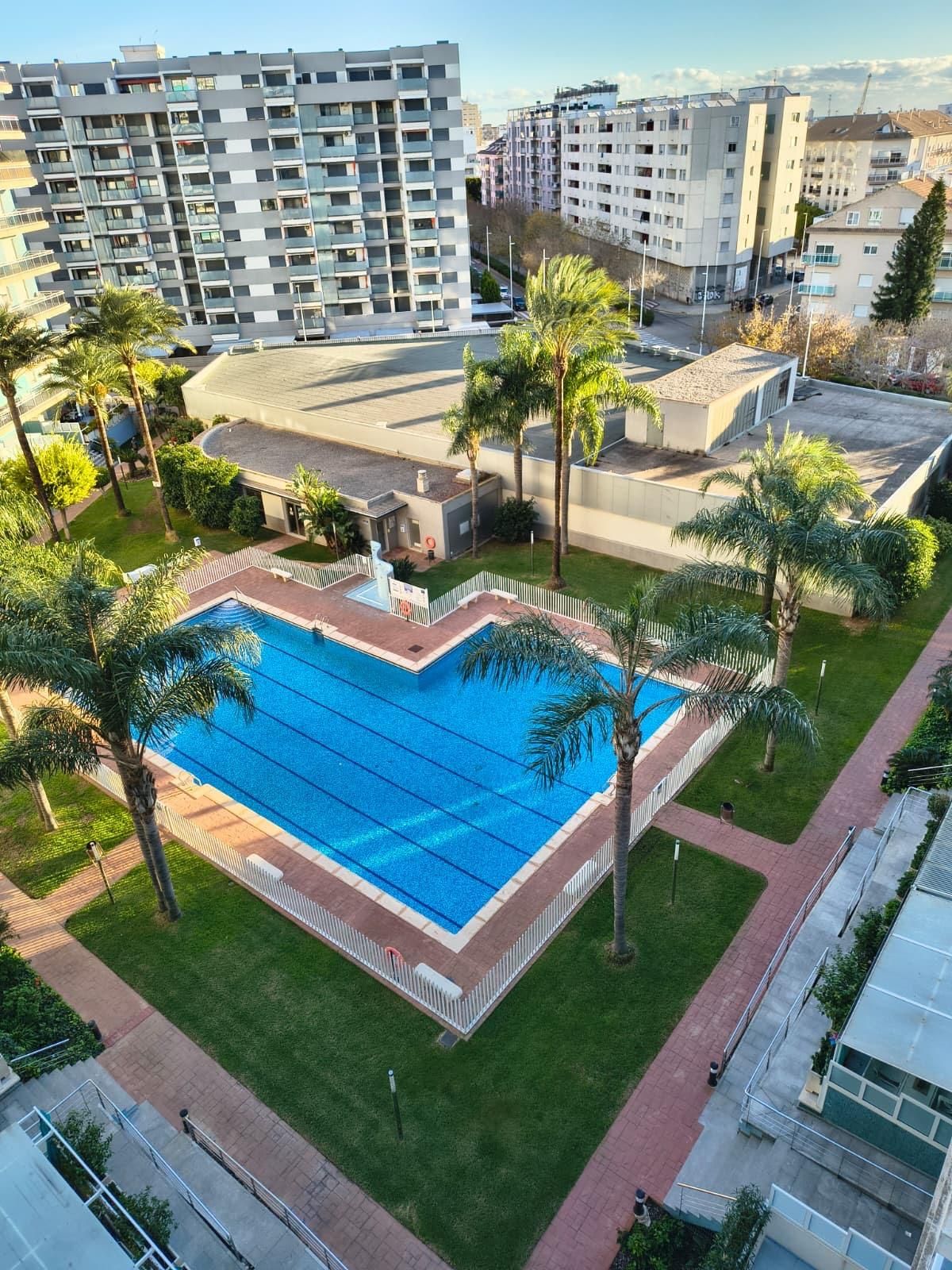 Swimming pool of Flat for sale in Gandia  with Private garden, Terrace and Balcony