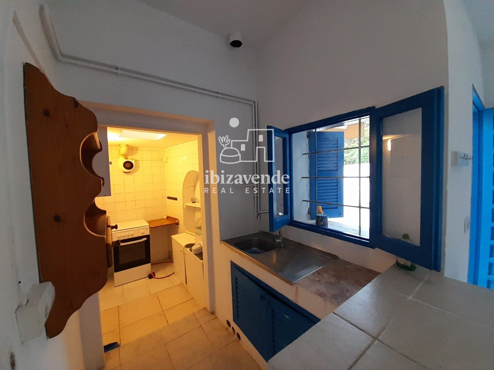 Cocina de Casa adosada de alquiler en Sant Josep de sa Talaia con Terraza y Amueblado