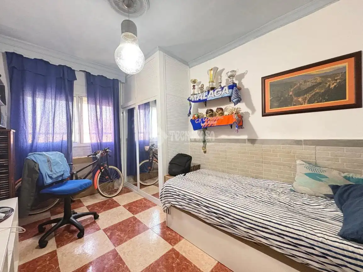 Bedroom of Flat for sale in Málaga  with Terrace