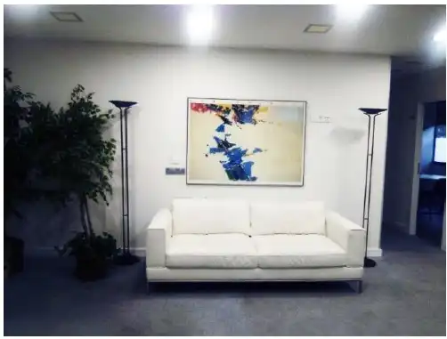 Living room of Office for rent in Madrid  with Air Conditioner, Heating and Furnished