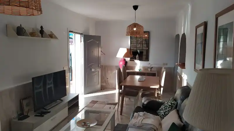 Sala de estar de Casa o chalet de alquiler en Torrox con Aire acondicionado, Calefacción y Jardín privado