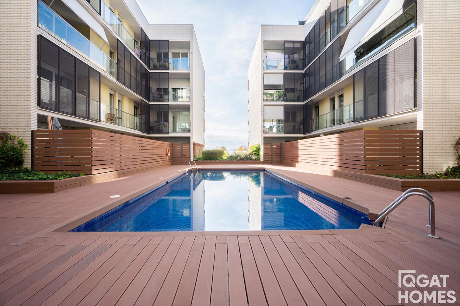 Swimming pool of Attic for sale in Sant Cugat del Vallès  with Air Conditioner, Heating and Storage room