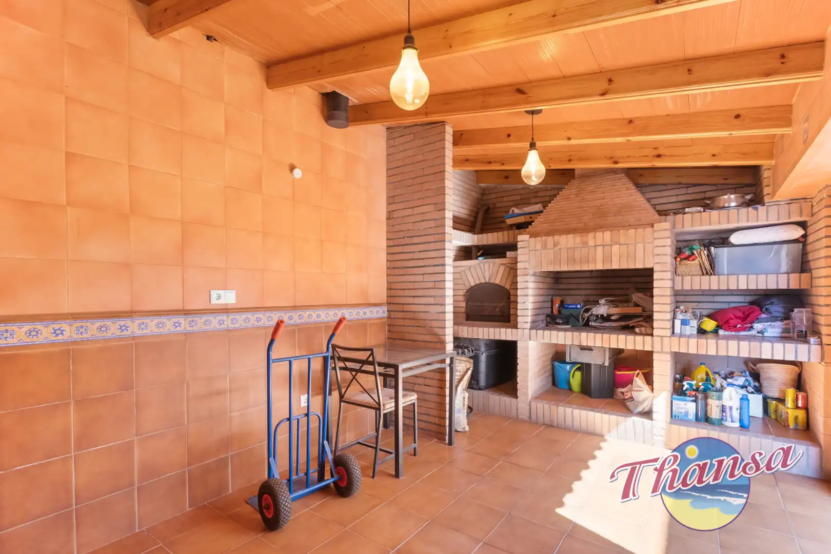 Cocina de Casa o chalet en venta en Alicante / Alacant con Aire acondicionado, Calefacción y Jardín privado