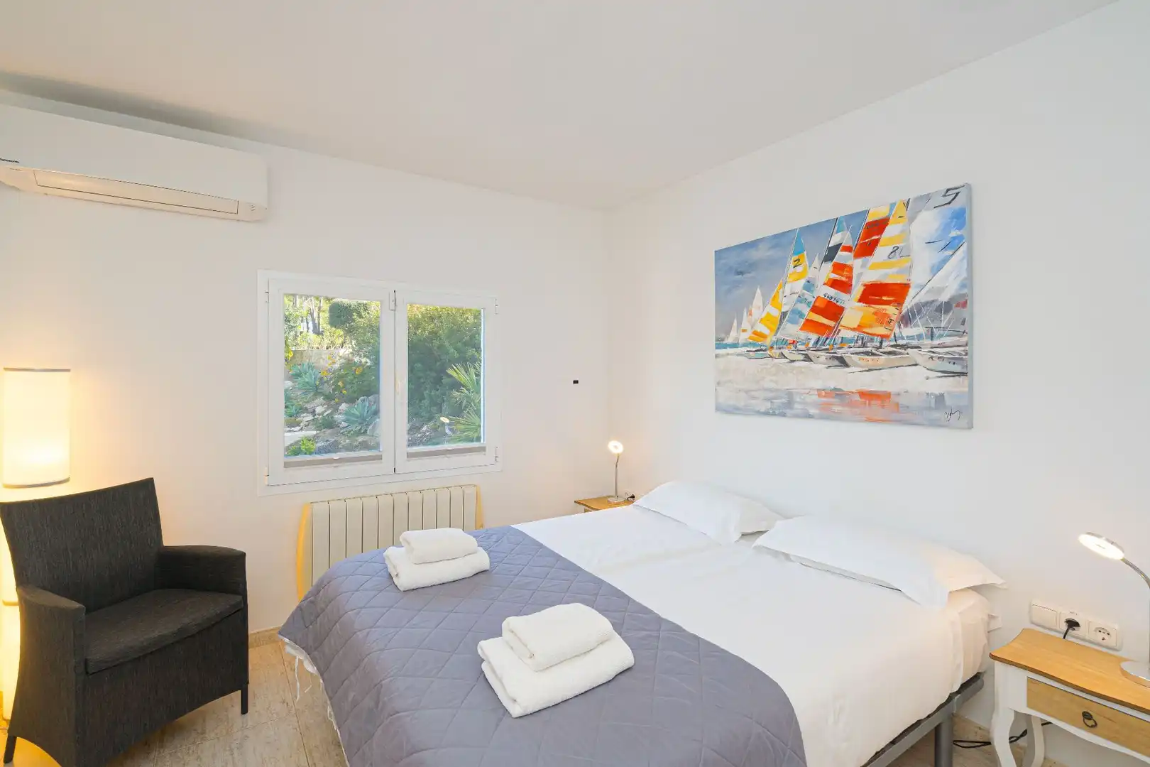 Bedroom of Houses for rent in Altea  with Air Conditioner, Heating and Private garden