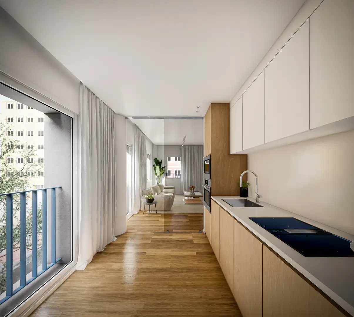Living room of Apartments for sale in Burgos  with Heating, Parquet flooring and Terrace
