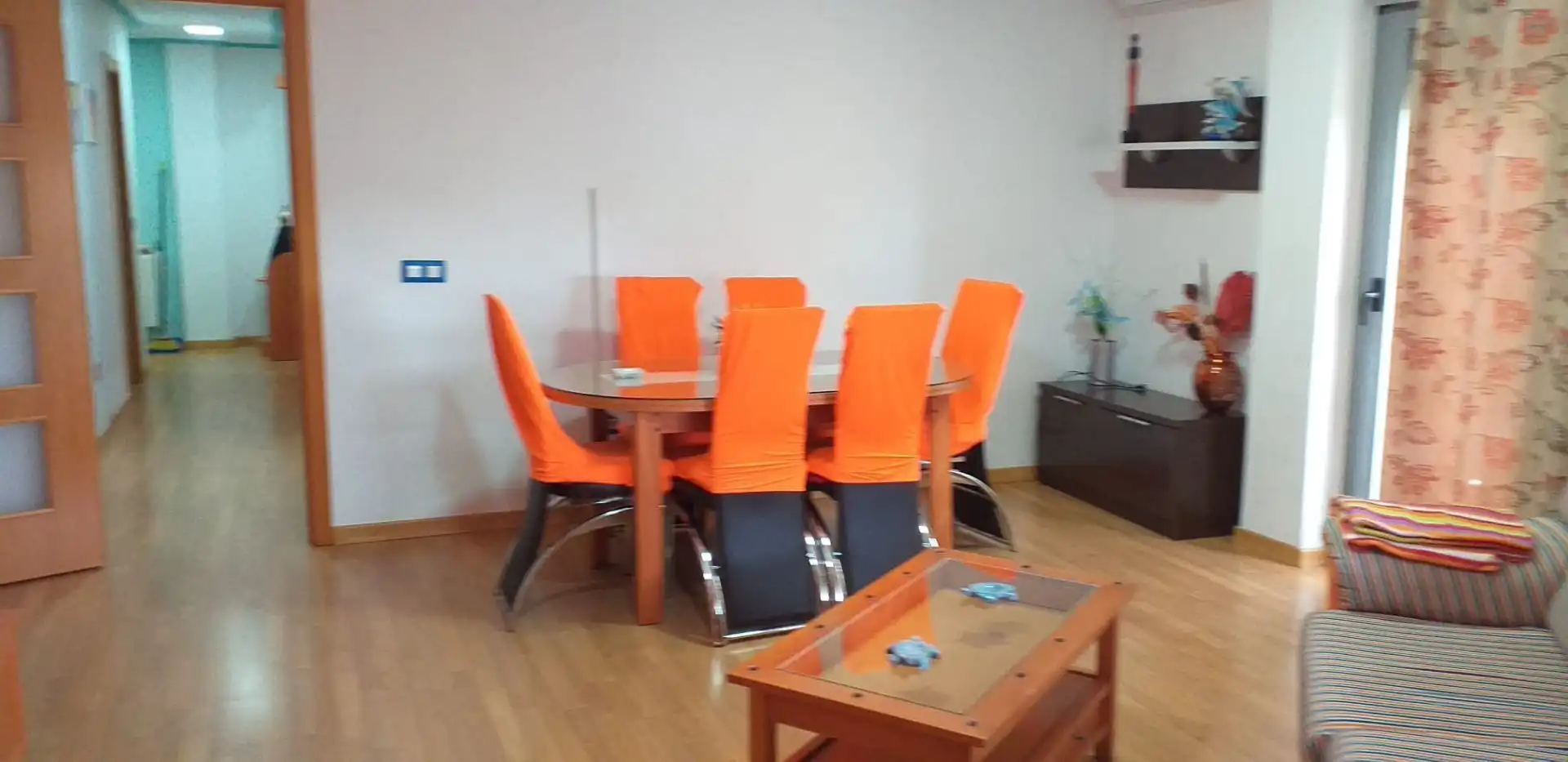 Comedor de Piso de alquiler en Puertollano con Aire acondicionado, Terraza y Amueblado