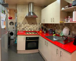 Kitchen of Flat to rent in  Barcelona Capital  with Heating, Private garden and Furnished