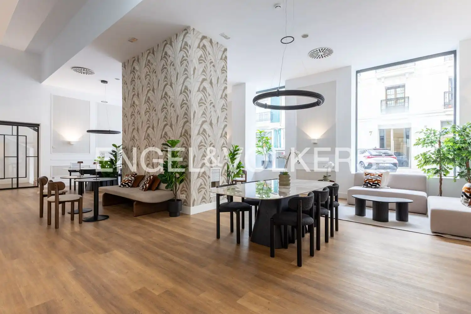 Comedor de Piso de alquiler en Valencia con Aire acondicionado, Calefacción y Jardín privado