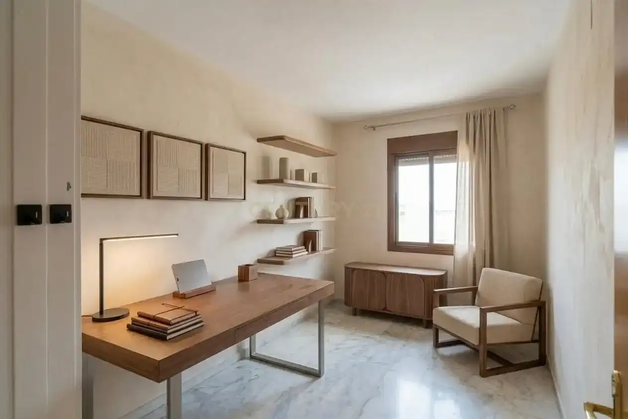 Sala de estar de Apartamento en venta en Estepona con Jardín privado, Horno y Piscina comunitaria