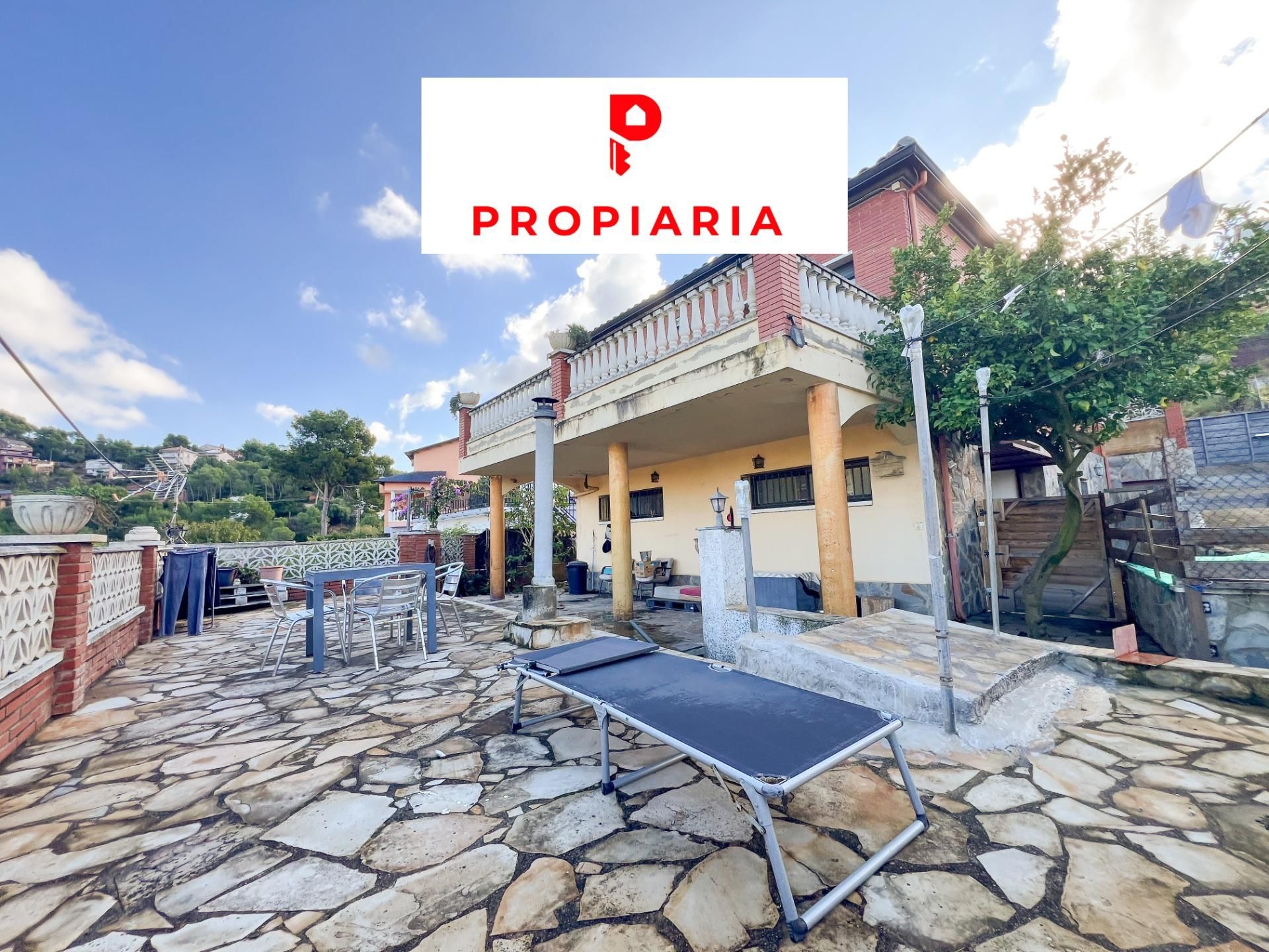 Exterior view of House or chalet for sale in Vallirana  with Air Conditioner, Heating and Private garden