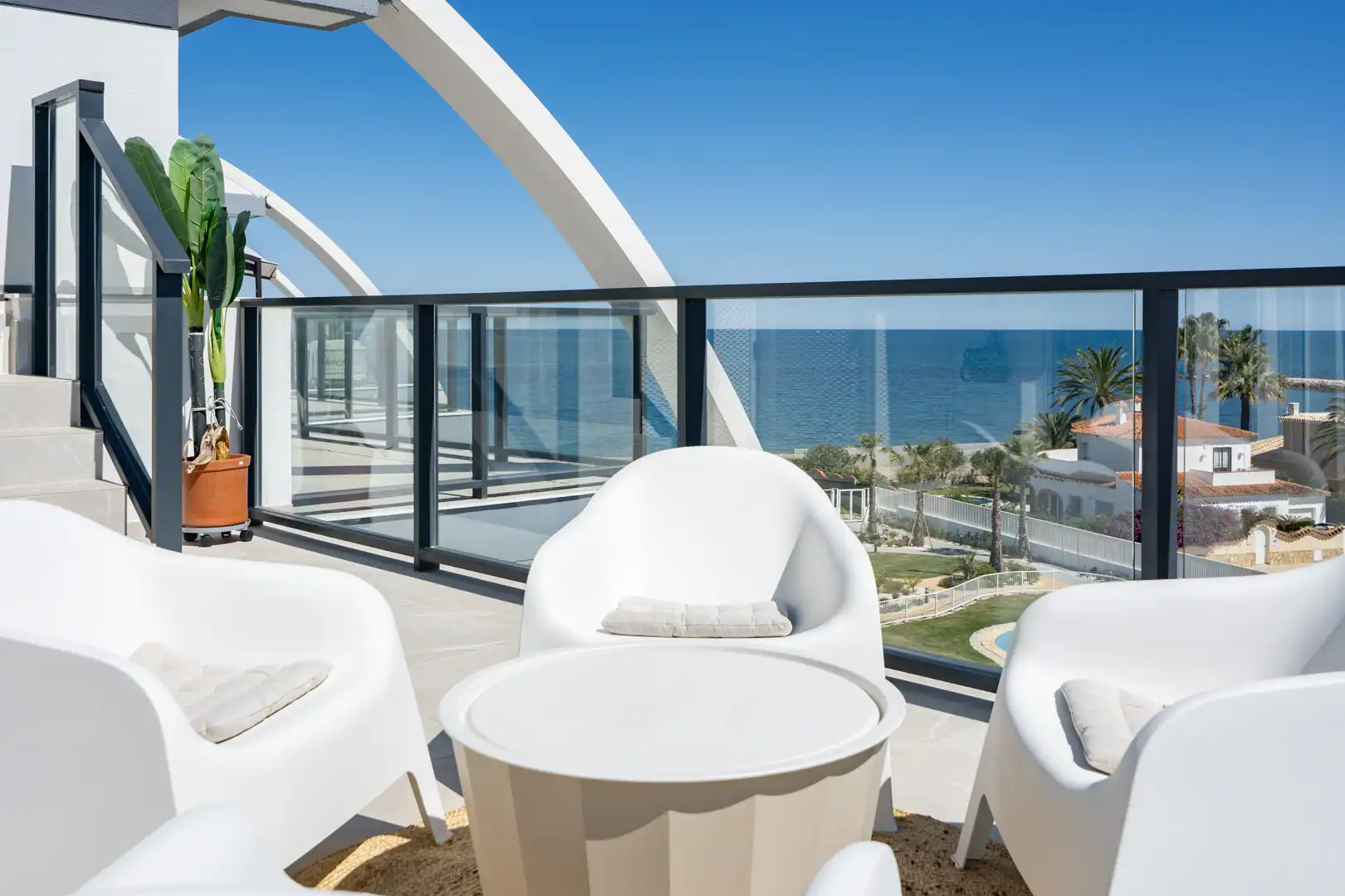 Terraza de Apartamento en venta en Dénia