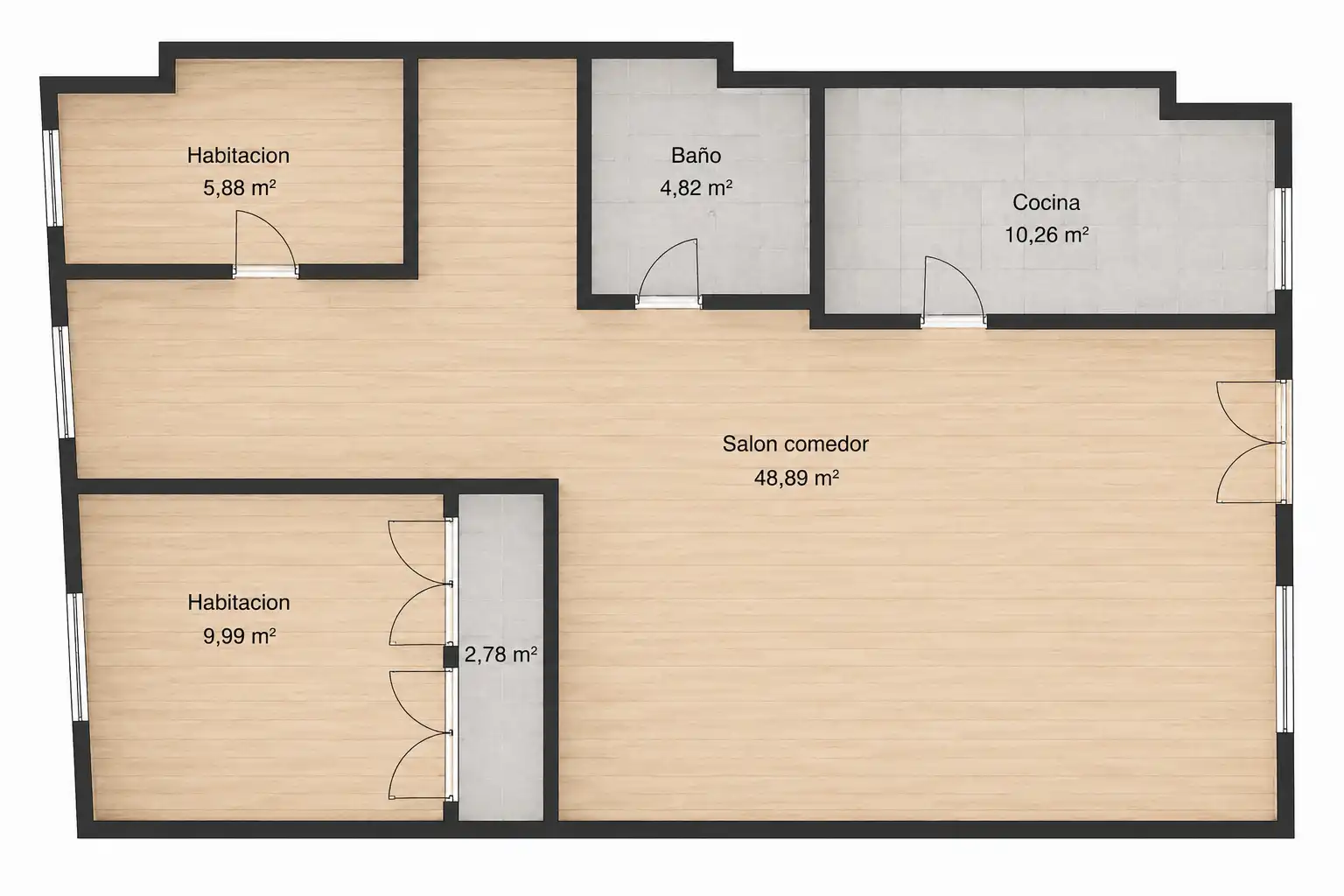 Casa adosada en venta en Navajas con Aire acondicionado, Calefacción y Jardín privado