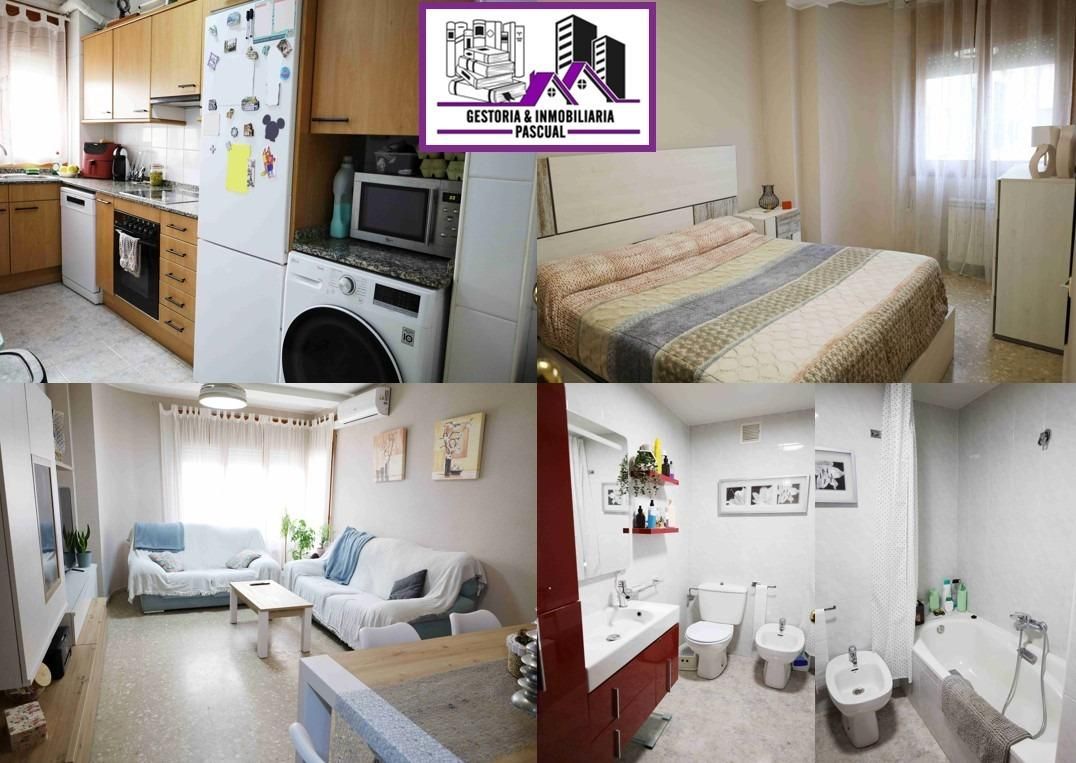 Bedroom of Flat for sale in Alcañiz  with Air Conditioner, Heating and Balcony