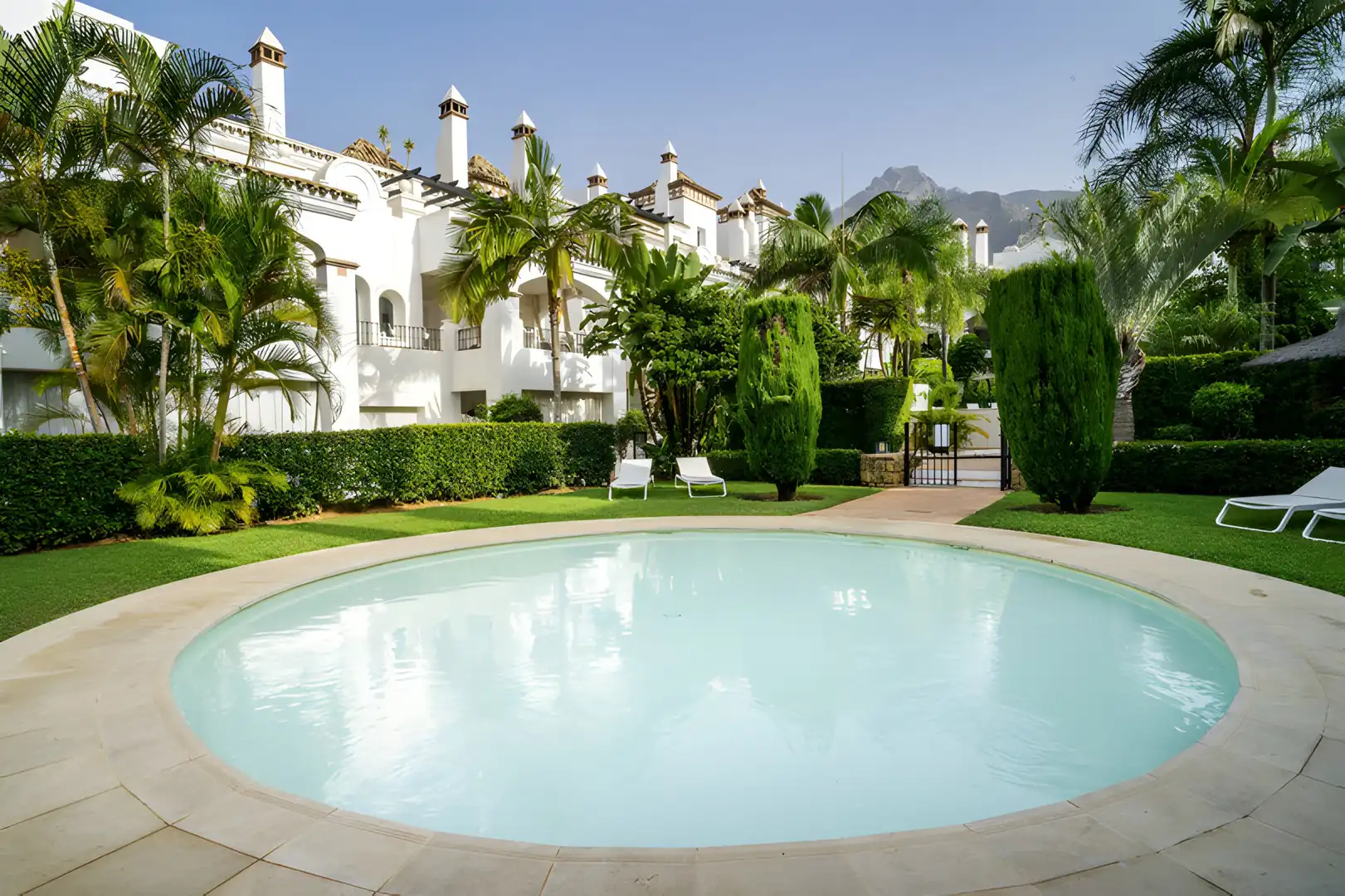 Jardín de Apartamento en venta en Marbella con Aire acondicionado, Terraza y Piscina