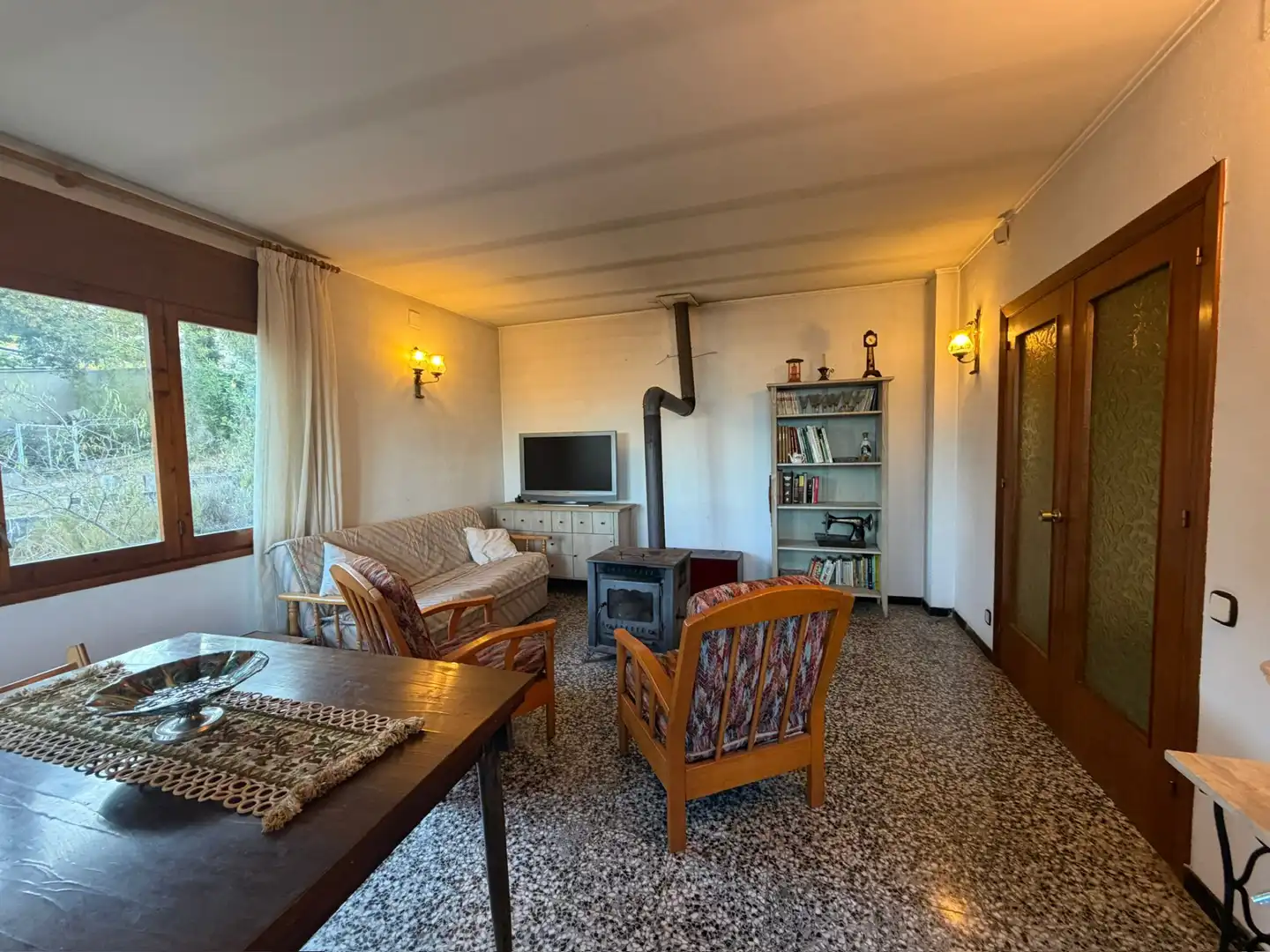 Living room of Houses for sale in Vallirana  with Private garden, Terrace and Balcony