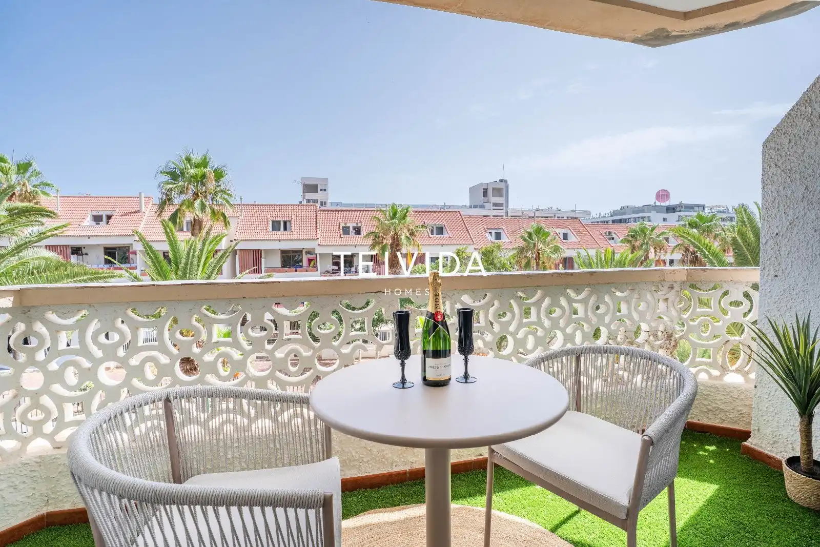 Terrace of Flat for rent in Arona  with Swimming Pool, Furnished and Community pool
